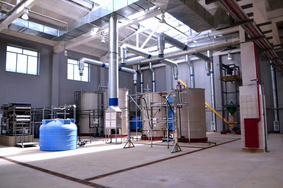 Очистные сооружения производственных сточных вод аккумуляторного завода